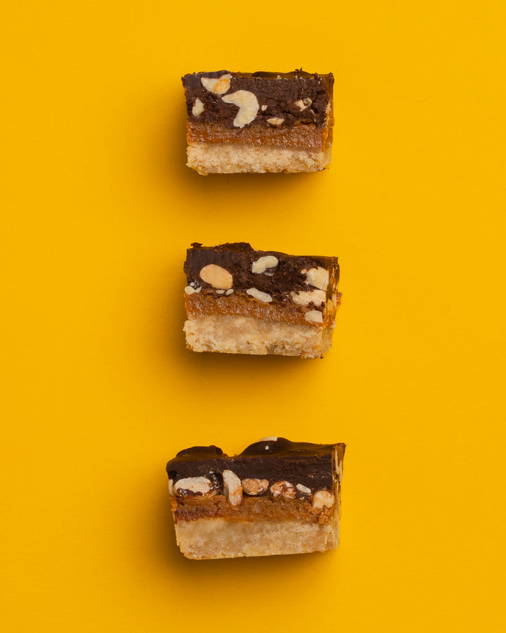 Peanut Caramel Slice