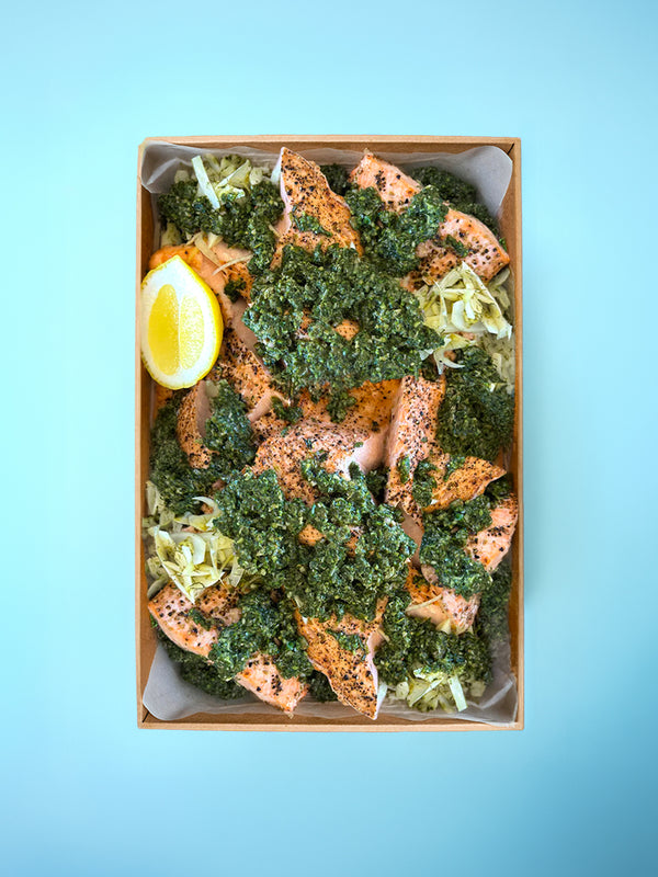 Baked Salmon Platter